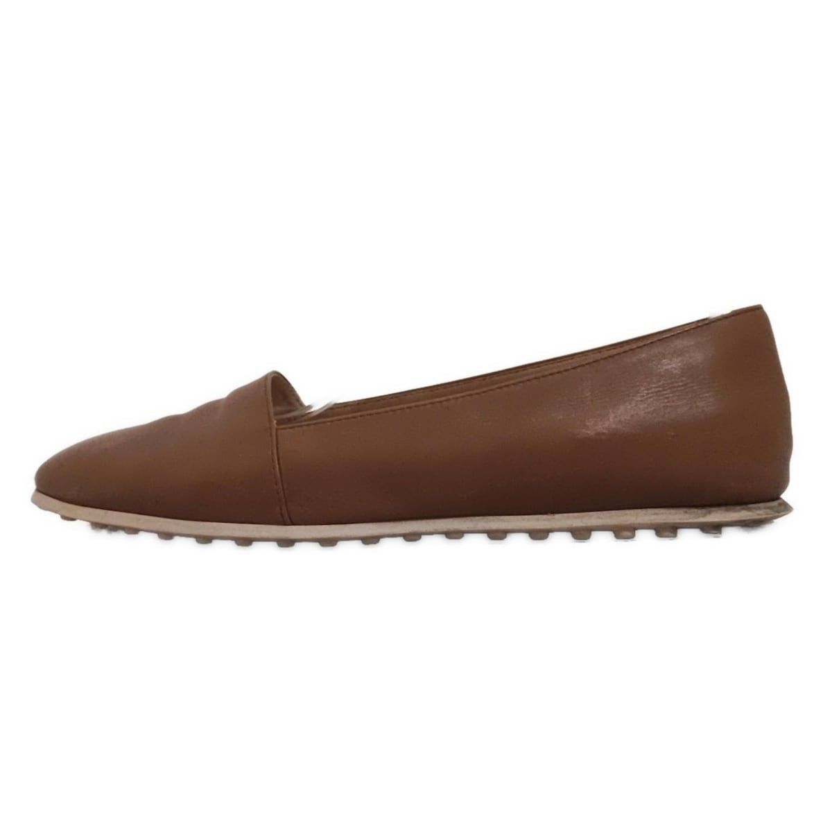 TOD S トッズ フラットシューズ 37 レディース - ダークブラウン レザー