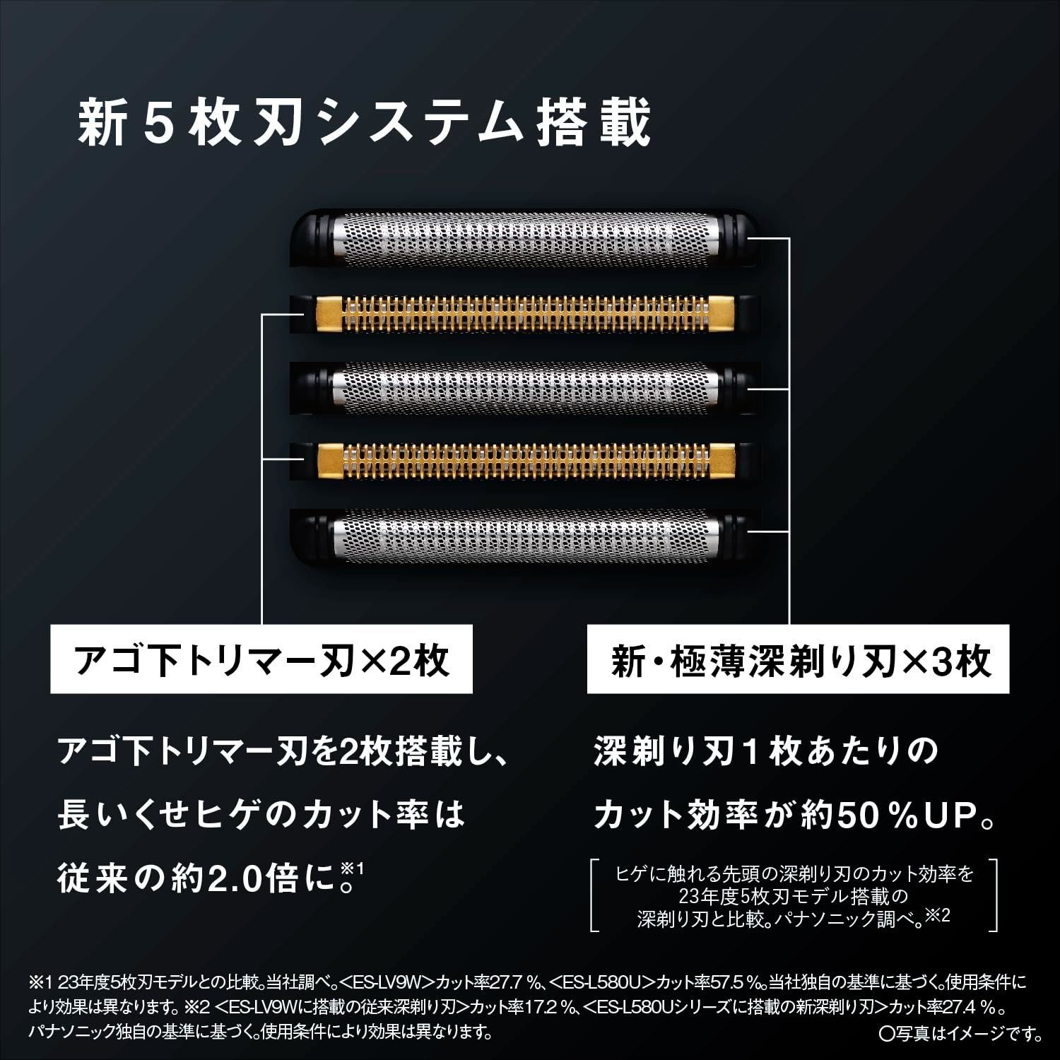  ラムダッシュAI メンズ 髭剃り ES L 550 U S 電動 刃 PRO シルバー ラムダッシュ シェーバー パナソニック その他 文房具 事務用品