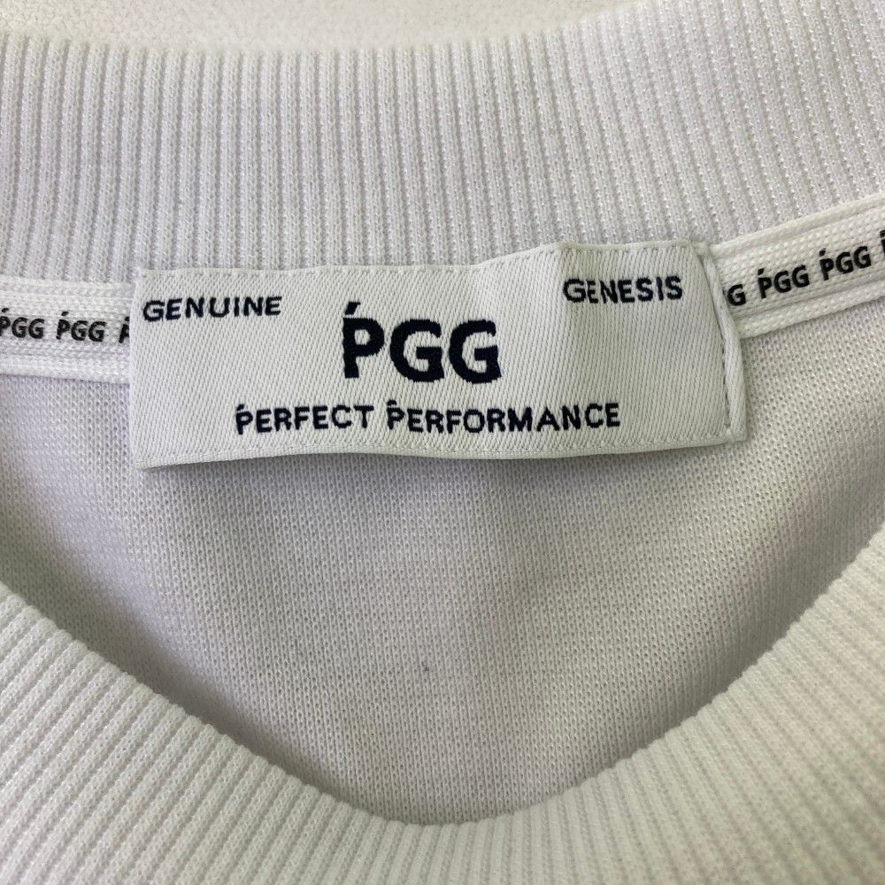 サイズ：0 PGG PEARLY GATES パーリーゲイツ 2025年モデル EPIXフライス半袖Tシャツ  ホワイト系 [240101445485] ゴルフウェア レディース ストスト サイズ：0 PGG PEARLY GATES パーリーゲイツ 2025年モデル EPIX