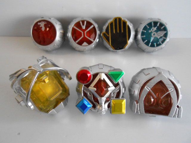 ♯Jde11JO仮面ライダーウィザードリング7フルコンプ全12種