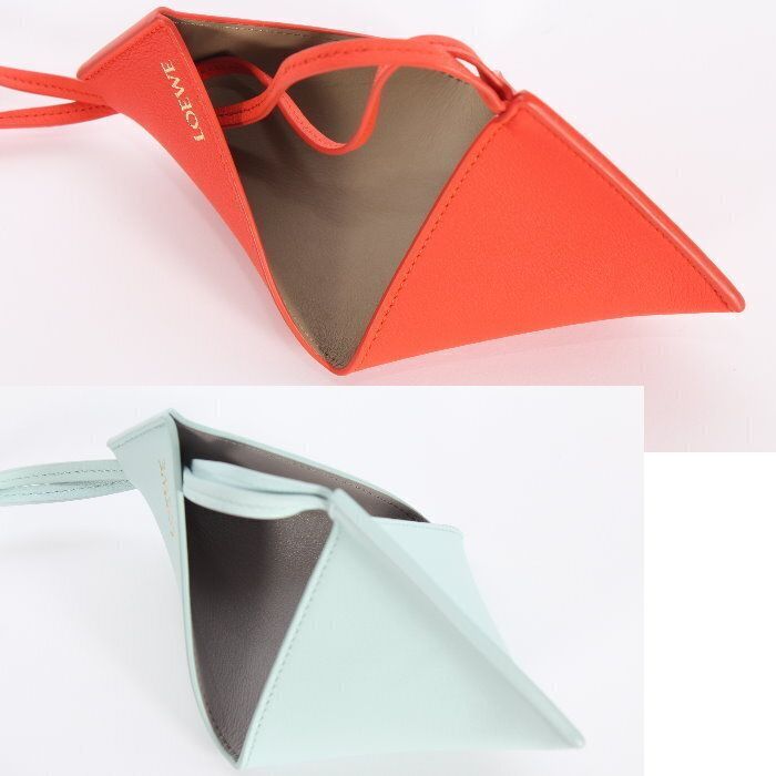 お値下げ!】 LOEWE ロエベ パズル フォルド チャーム アイスブルー