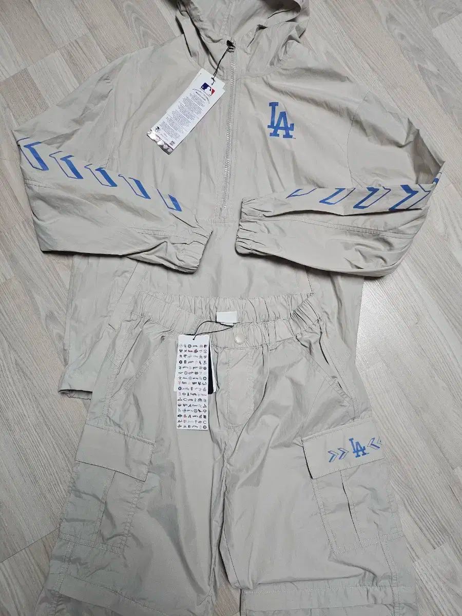 MLB キッズ ドジャース ウィンドブレーカー セットアップ 155 サイズ