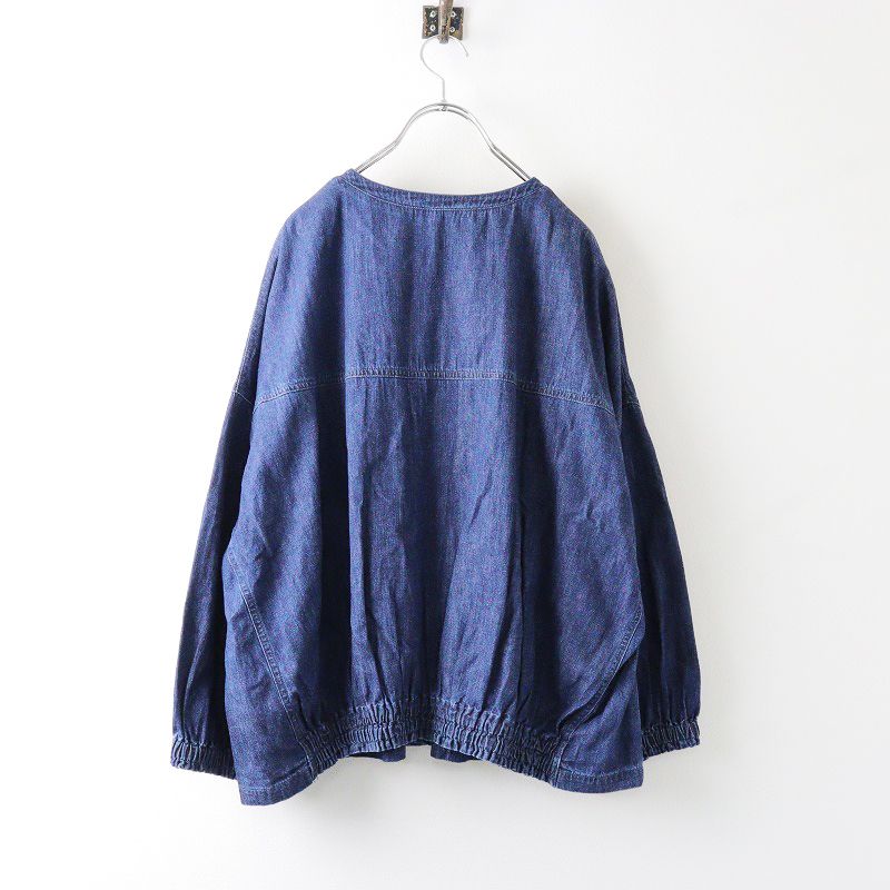 nest Robe - 美品 2024SS ネストローブ nest Robe ダンガリーシャツジャケット F/インディゴ トップス 羽織り【2400014006636】 美品 2024SS ネストローブ nest Robe ダンガリーシャツジャケット F