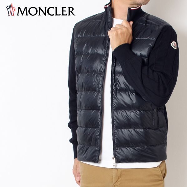 モンクレール MONCLER メンズ ニットダウン コンビネーション ブルゾン