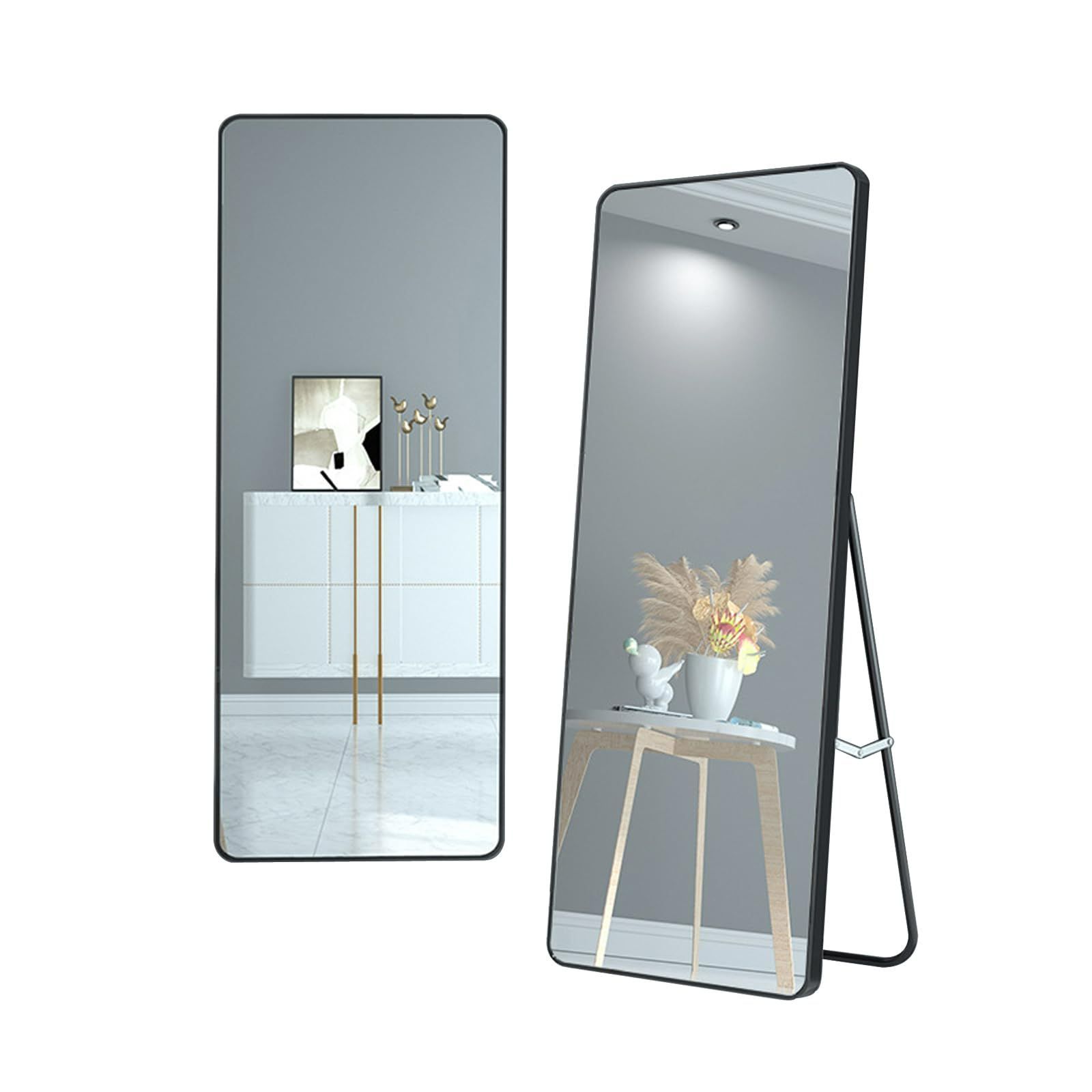 チチロバ 全身鏡 姿見鏡 大型 ミラー 飛散防止 幅50cm 高さ160cm