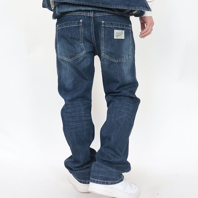 Vanson　デニムオーバーオール 超美品】VANSON LEATHERS デニムオーバーオール XL