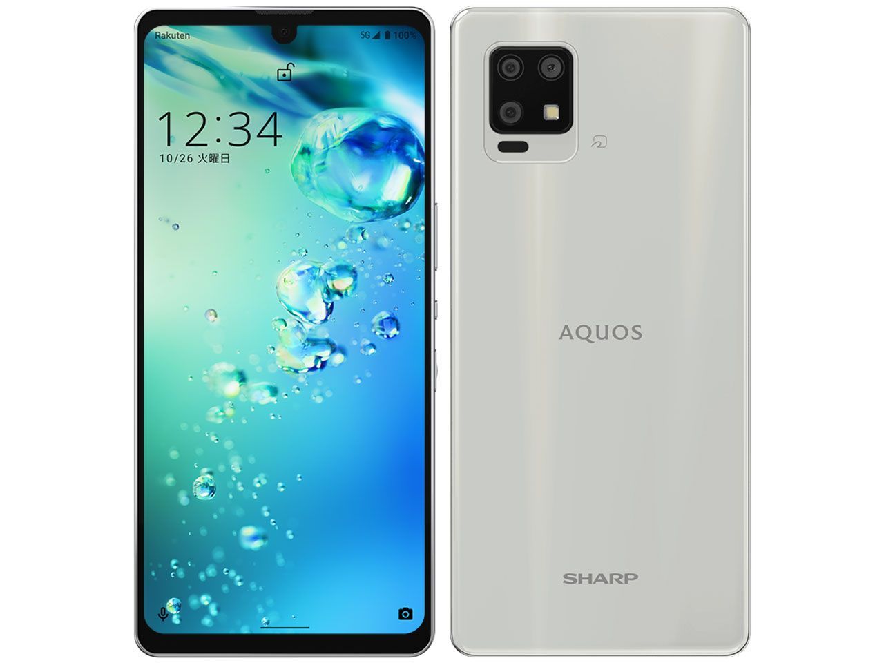 【送料無料】セイモバイル★楽天版SIMフリー AQUOS zero6 ホワイト SH-RM18 本体 未使用品 白ロム