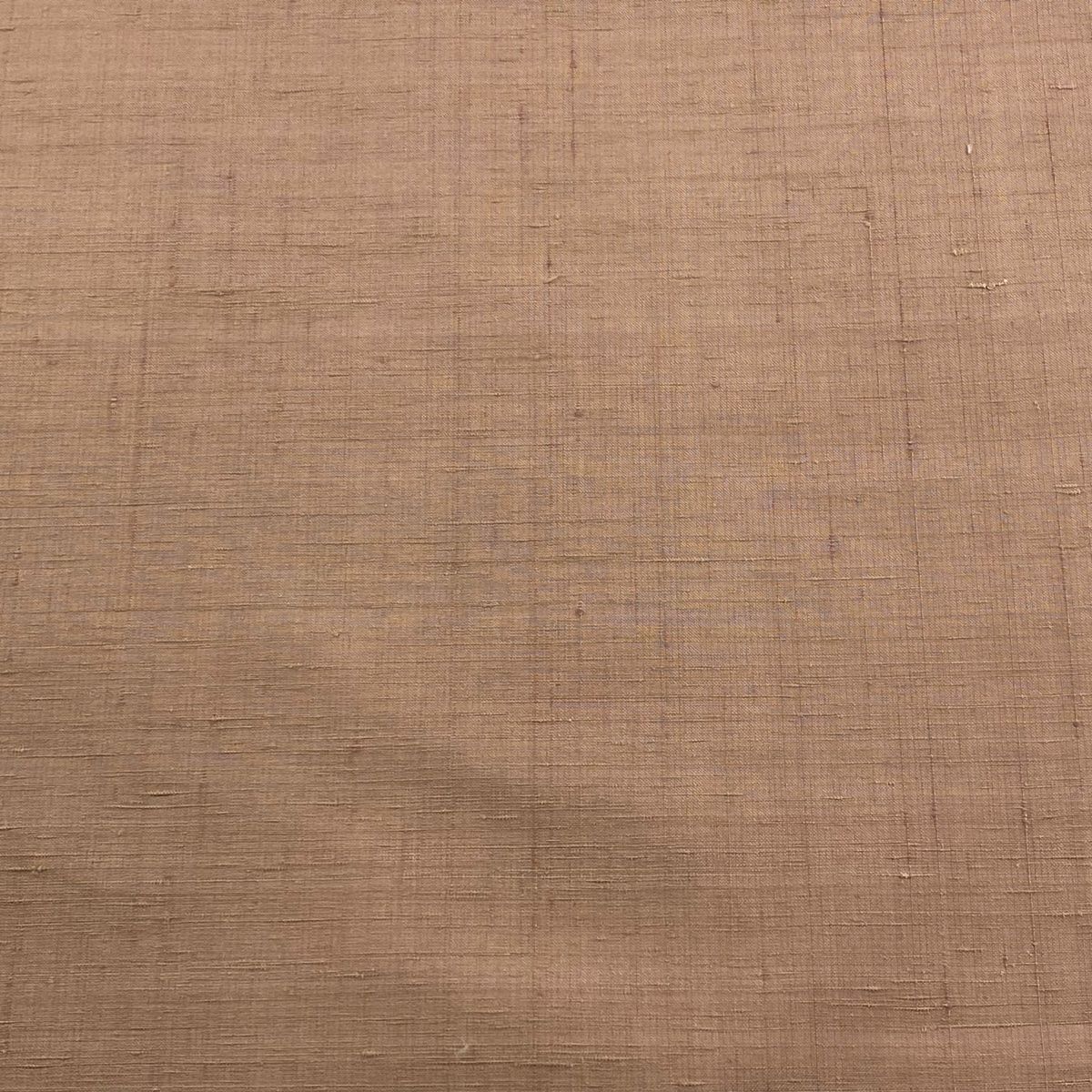 反物 名品 伊那紬 証紙 ピンクベージュ 正絹