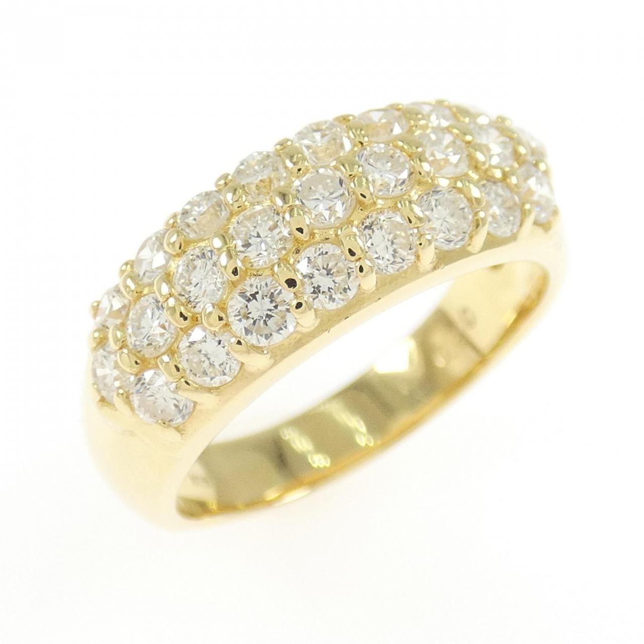 上質✨D0.54CT✨k18YGパヴェダイヤモンドリング K18YG パヴェ ダイヤモンド リング 0.80CT - メルカリ