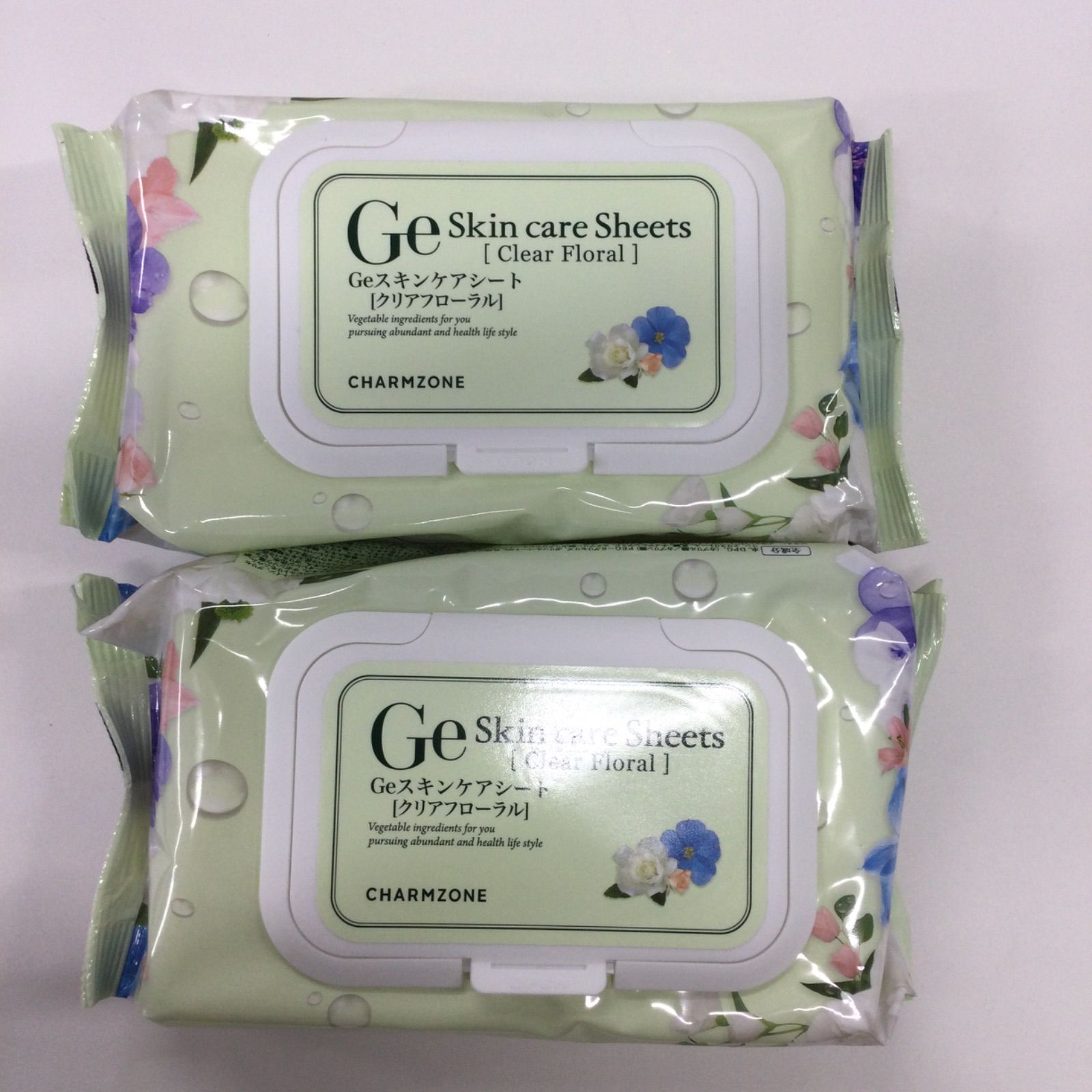 チャームゾーン Geスキンケアシート クリアフローラル 290枚セット チャームゾーン Geスキンケアシート クリアフローラル 290枚セット