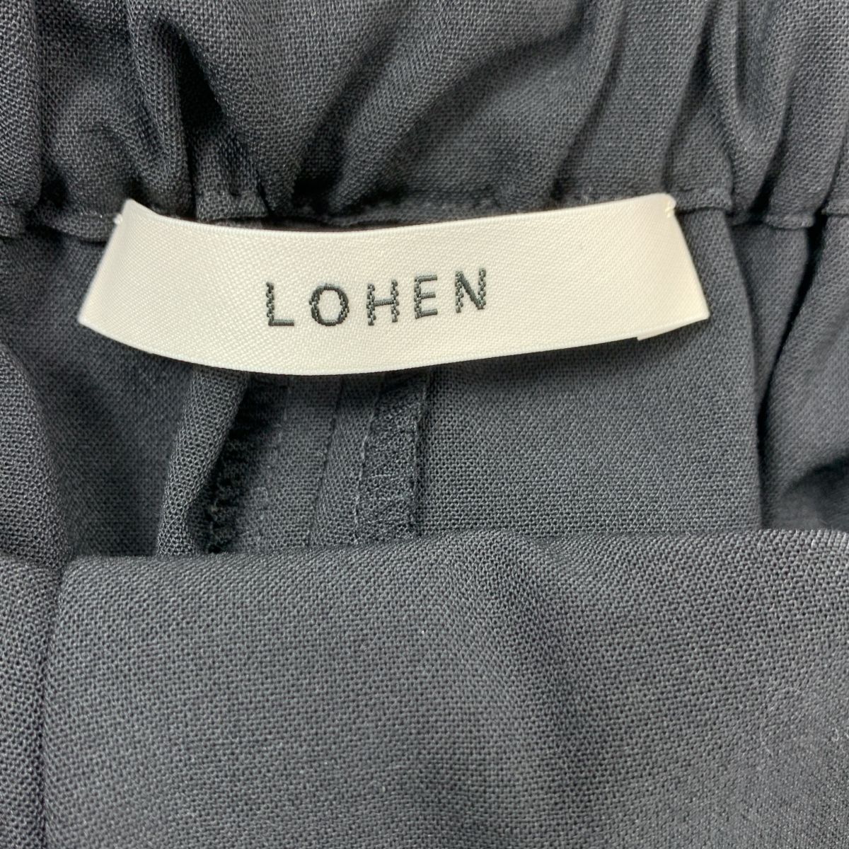 LOHEN ローヘン 2023MSオーバーラップパンツ ブラック 再販】オーバーラップパンツ – LOHEN