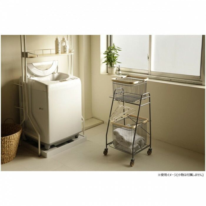 日本的な 弘益 KOEKI MASH リヴ キャリーバスケットワゴンS グレー LIVCS2GR コミュニケーションのある