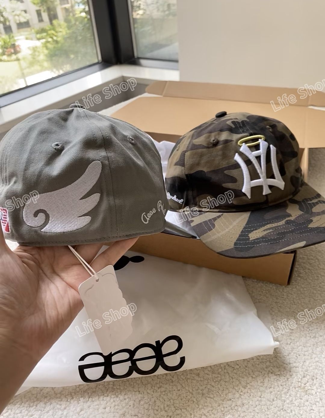 韓国 AEAE エーイーエーイー AEAE AE SYMBOL ANGEL WING CAP