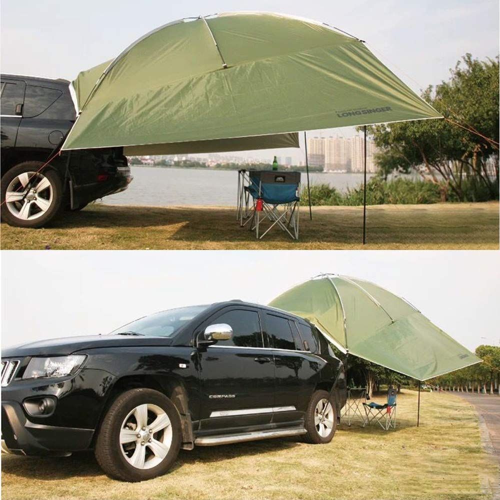 Kadahis タープ テント カーサイドタープ 車用 日よけカーテント 設営簡単 単体使用可能 5-8人用 キャンプ テント アウトドア - 5