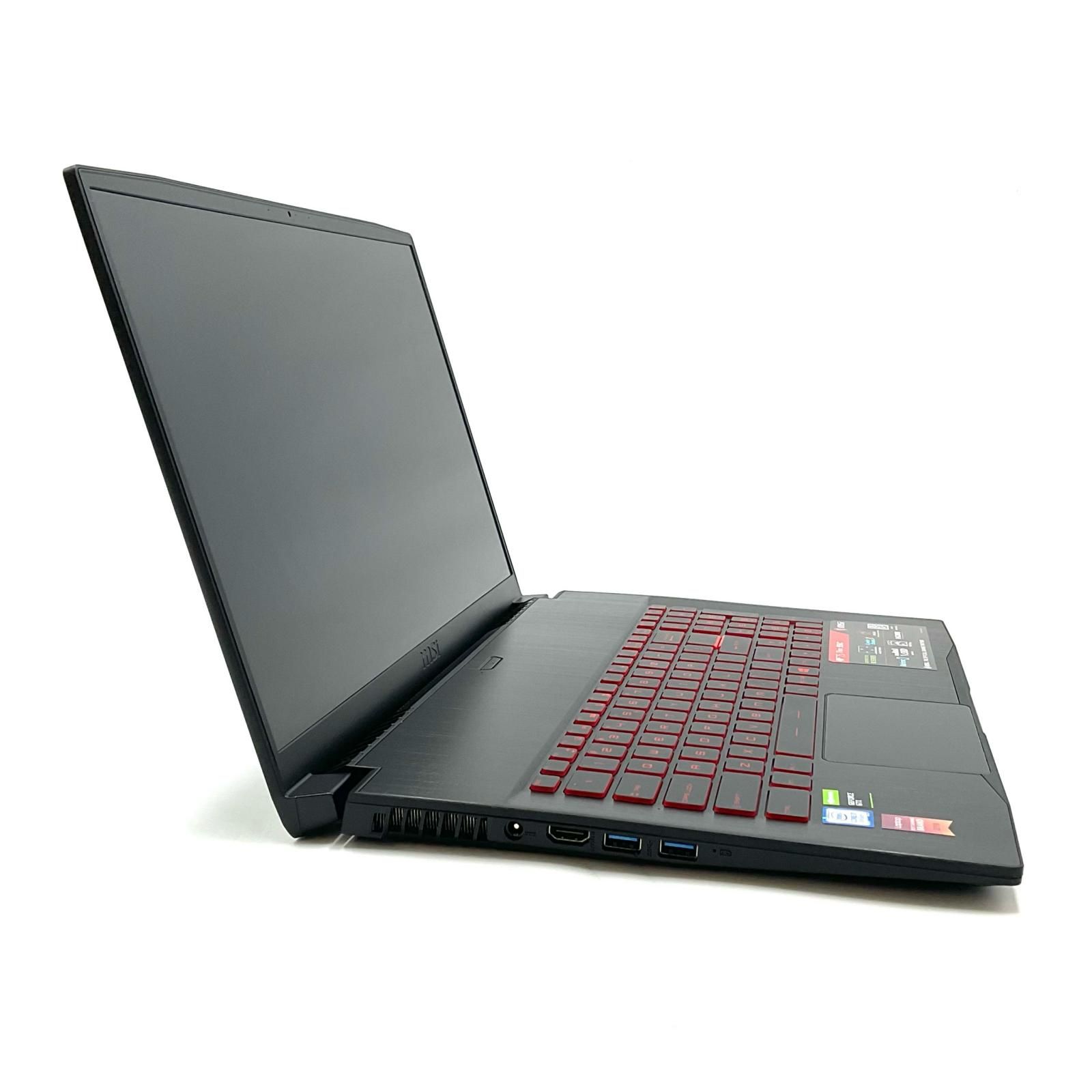 MSI GF75 Thin 95C MS-17F2 i7-9750H 16GB M.2 SSD 512GB NVIDIA GeForce GTX 1650 95 動作 済 全額返金保証 最速発送