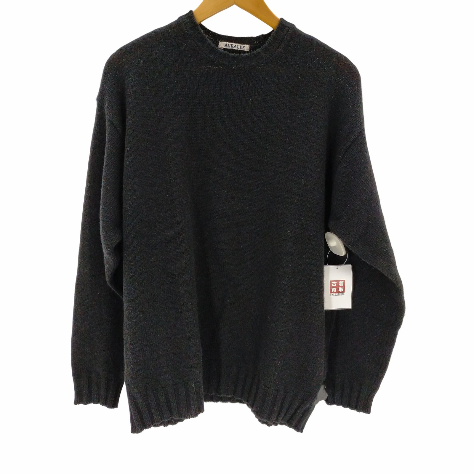 オーラリー AURALEE SHETLAND WOOL CASHMERE KNIT P/O メンズ JPN：4