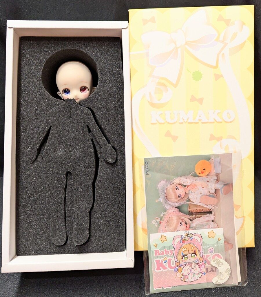 PUYOODOLL Kumako BABY KUMAKO Baby LALA クリーム肌 カスタムメイク 瞳付き