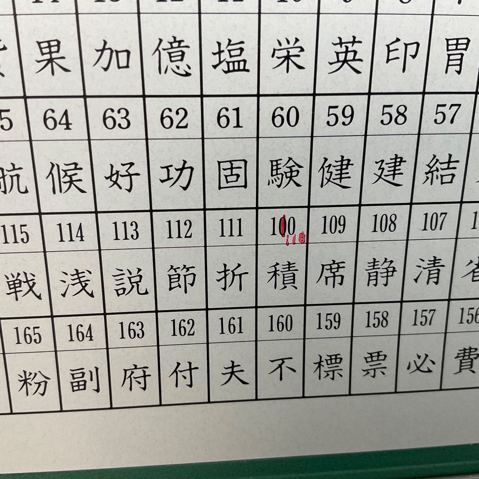 漢字筆順カード（小学4年）　ヒシエス【ork-039】