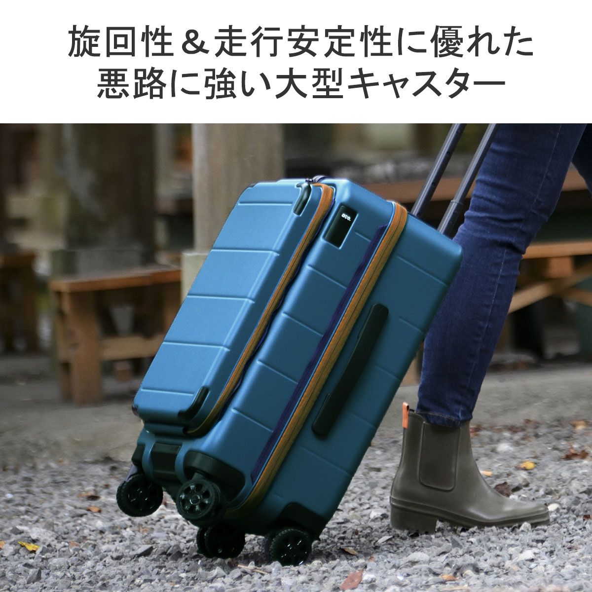 美品】エース プリズム スーツケース 4輪 33L 機内持ち込み可 ネイビー