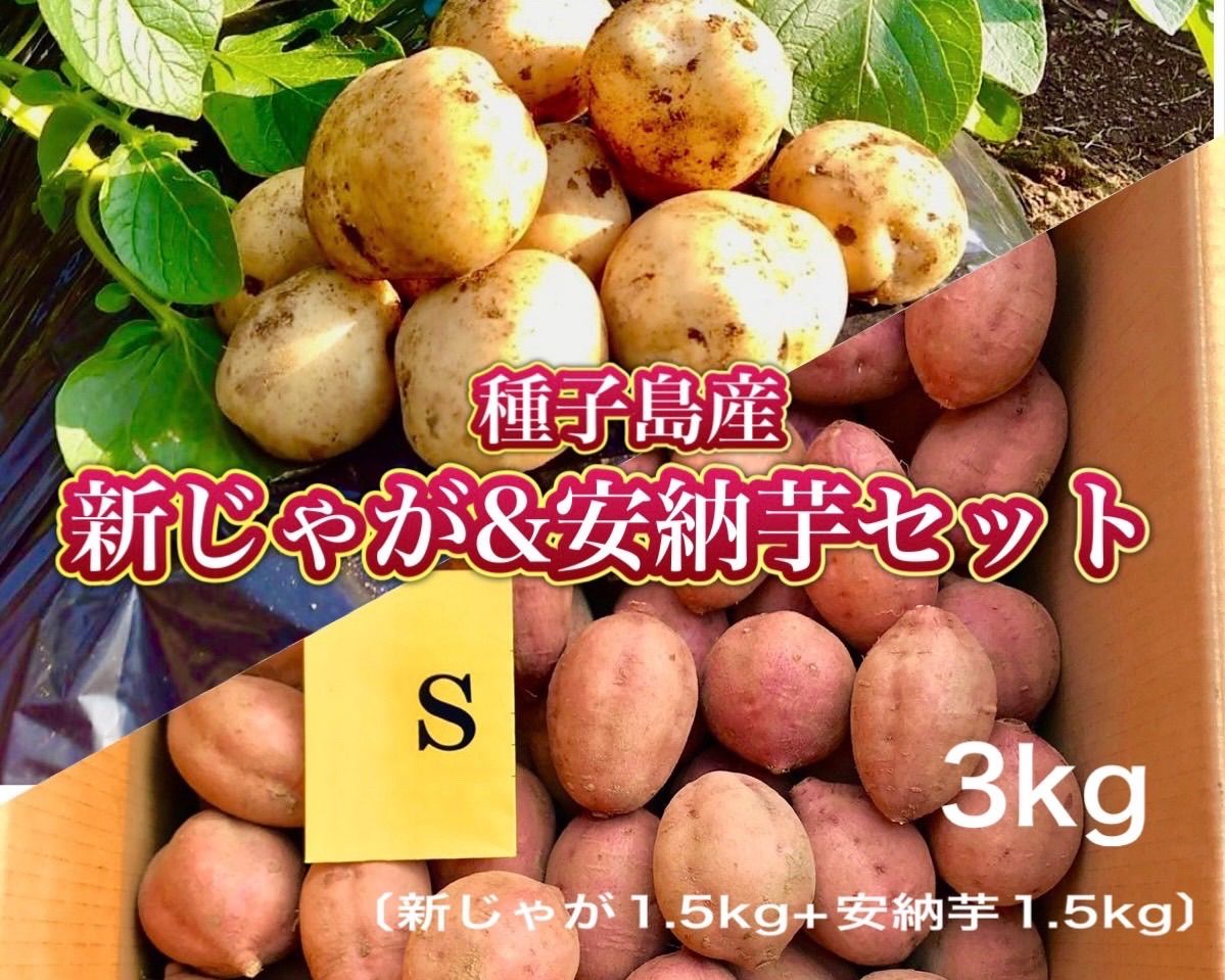 絶品】種子島産 安納芋 SML混合24kg(箱別)-