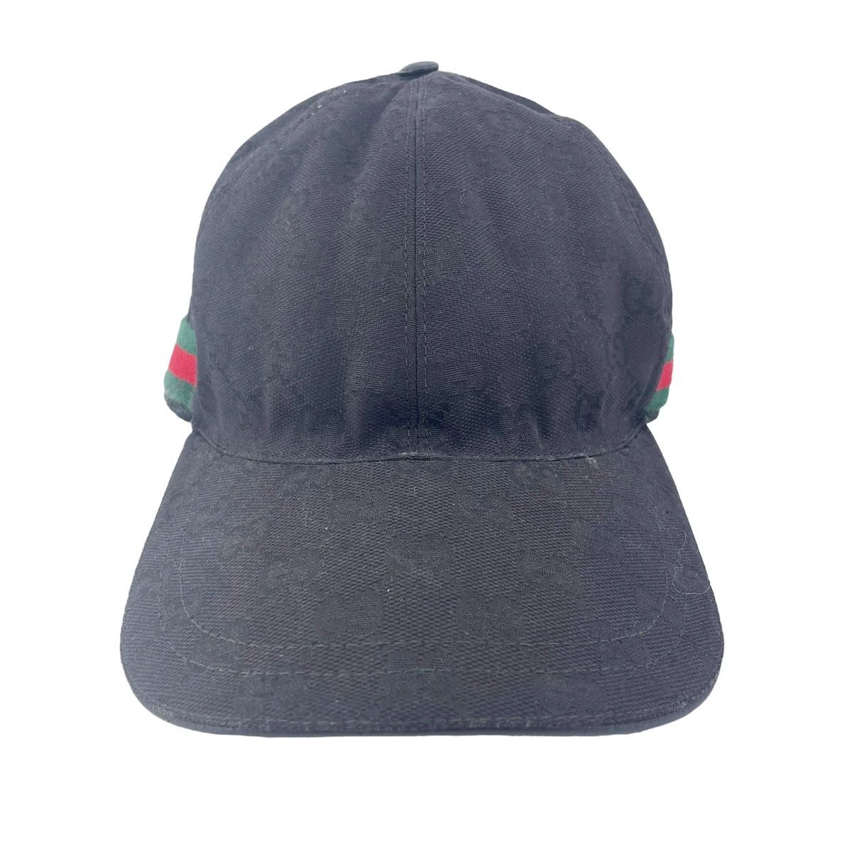 GUCCI GGキャンパス シェリーライン ベースボールキャップ GUCCI グッチ ベースボールキャップ GGキャンバス シェリー