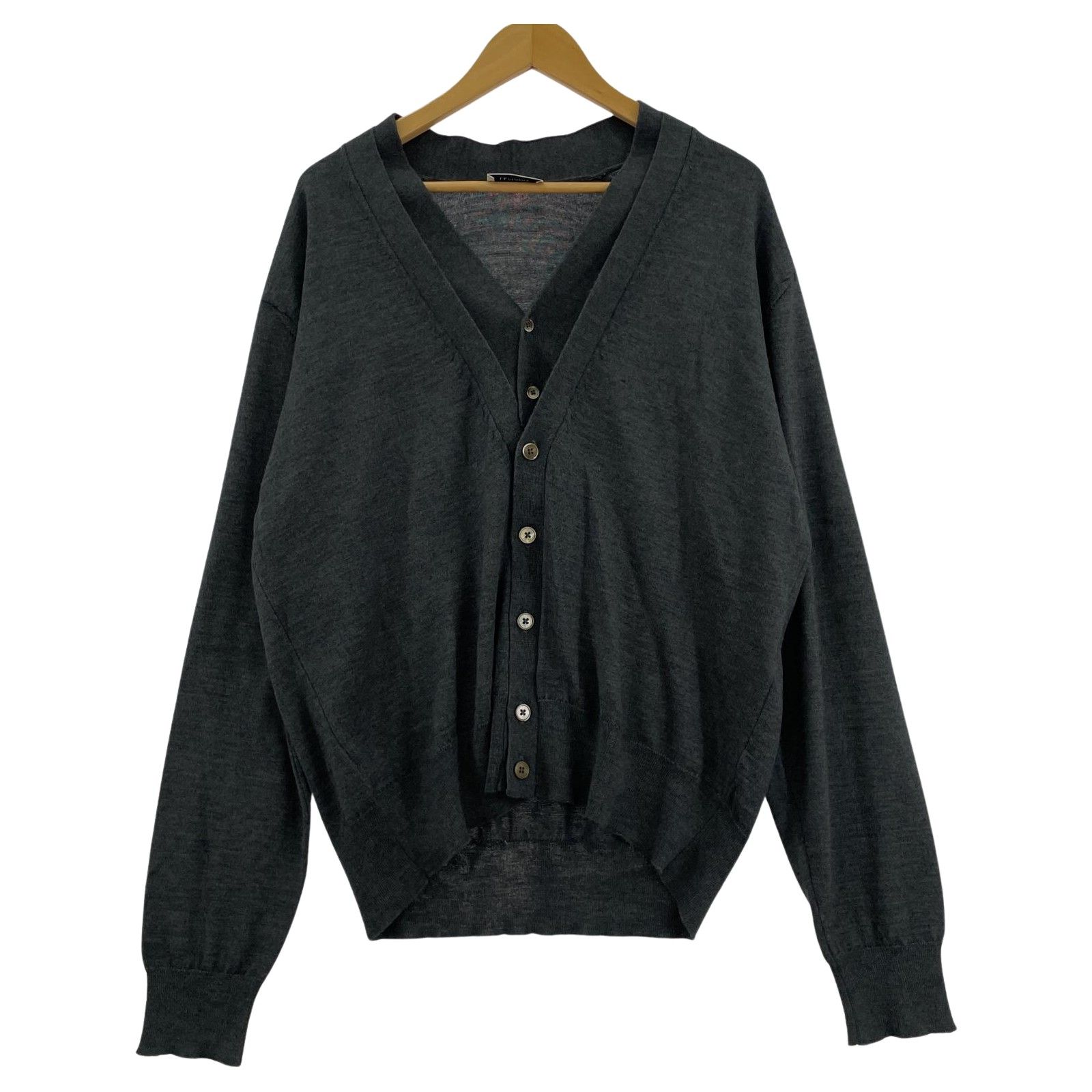 LEMAIRE ニットカーディガン L グレー