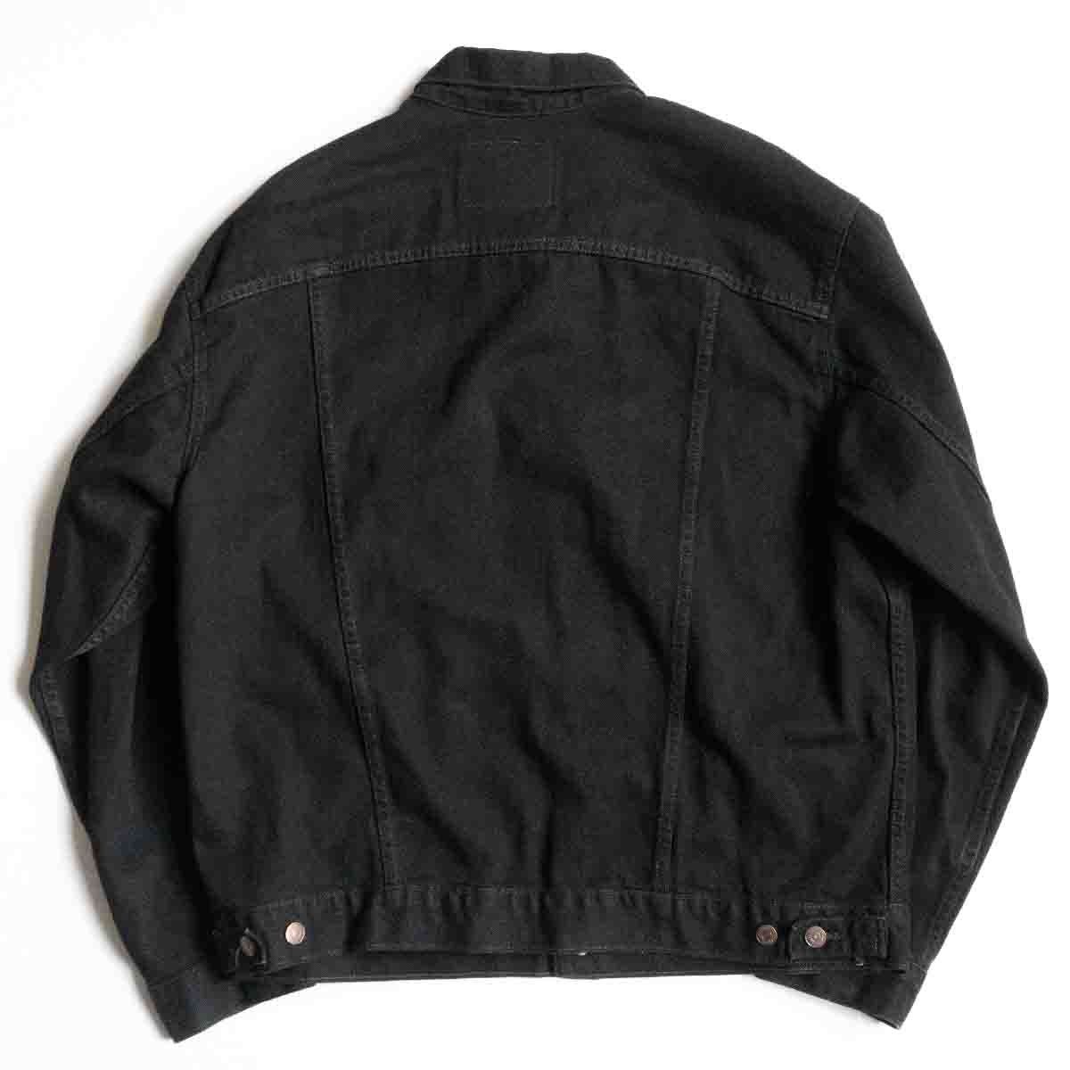 美品】 LEVI'S 【 70507-0260/後染め ブラック デニムジャケット 美品】 LEVI'S 【 70507-0260/後染め ブラック デニムジャケット