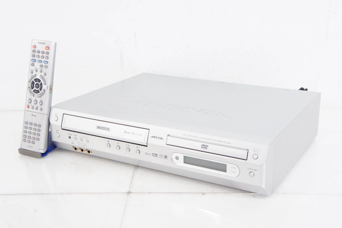 中古 東芝TOSHIBA VTR一体型DVDビデオプレーヤー DVDプレーヤー一体型 