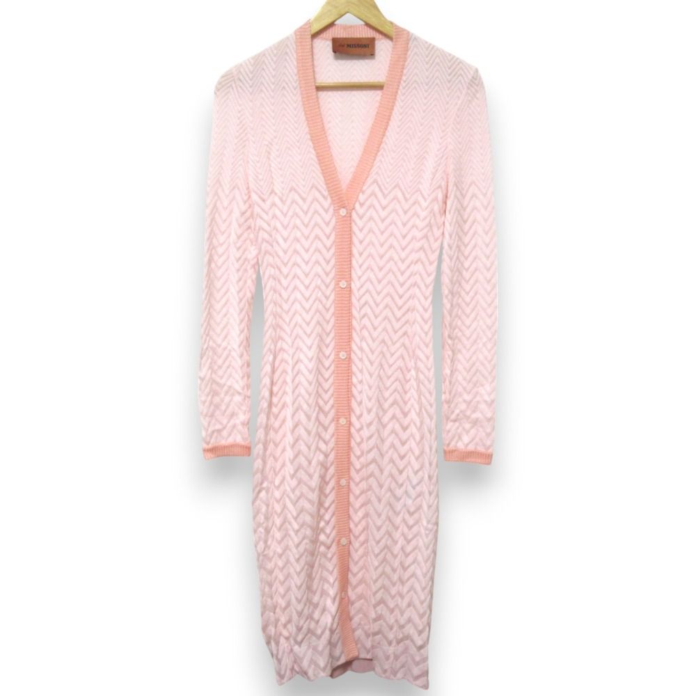 MISSONI(ミッソーニ) カーディガン サイズ40 M レディース - グレー