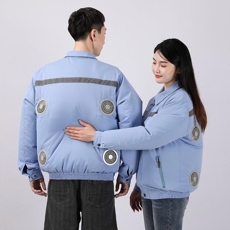 空調作業服 ファン付き 冷却ウェア 長袖 2XL/3XL 楽天市場】長袖作業服 ファン付き クーラー服 強力 USB給電