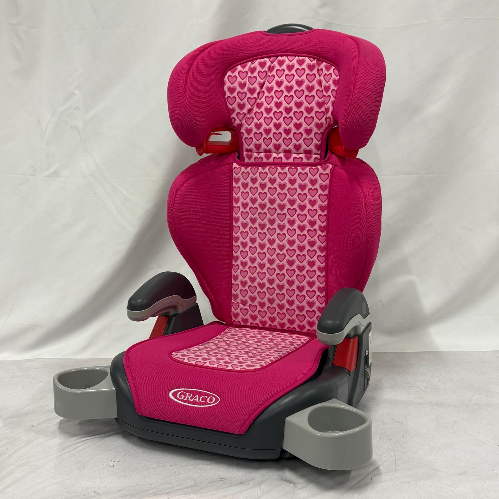 GRACO ジュニアシート ピンク ハート柄 美品 GRACO グレコ ジュニアシート ピンク ハート柄 - メルカリ