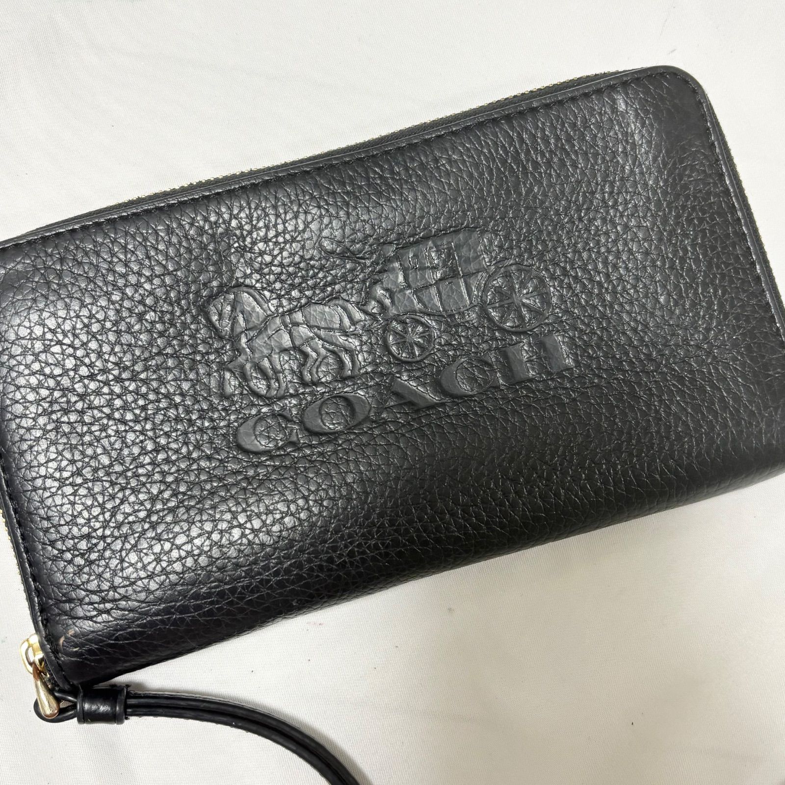 送料無料】COACH/コーチ/長財布/サイフ/ウォレット/ラウンドファスナー 
