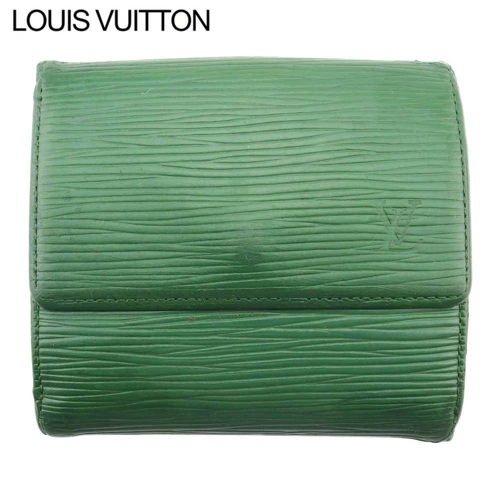 ルイ・ヴィトン 緑色 エピレザー 二つ折り財布 ルイヴィトン LOUIS VUITTON 二つ折り財布 エピ ポルトモネ