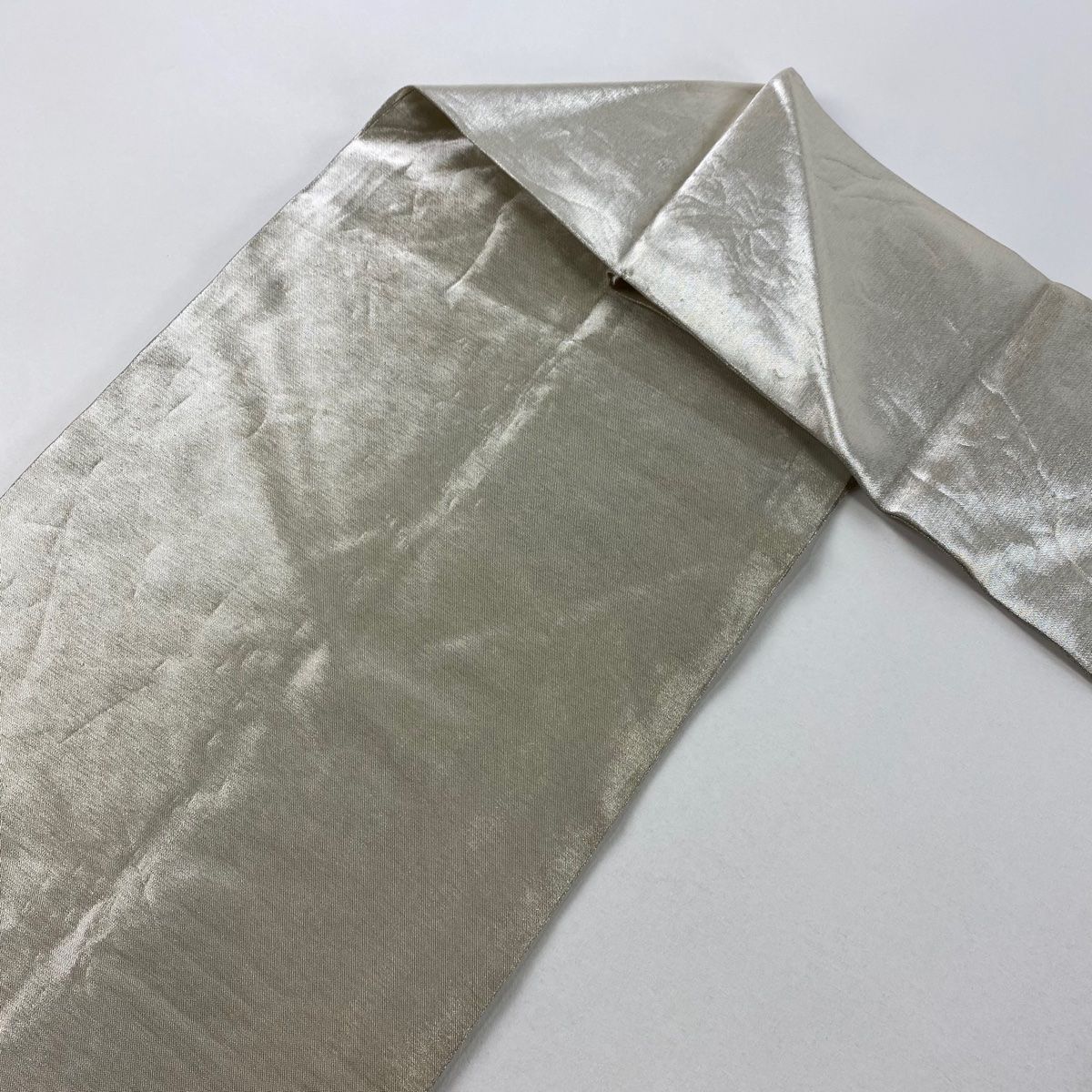 名古屋帯 優品 枝花 唐織 金銀糸 ベージュ 正絹 【中古】 - メルカリ
