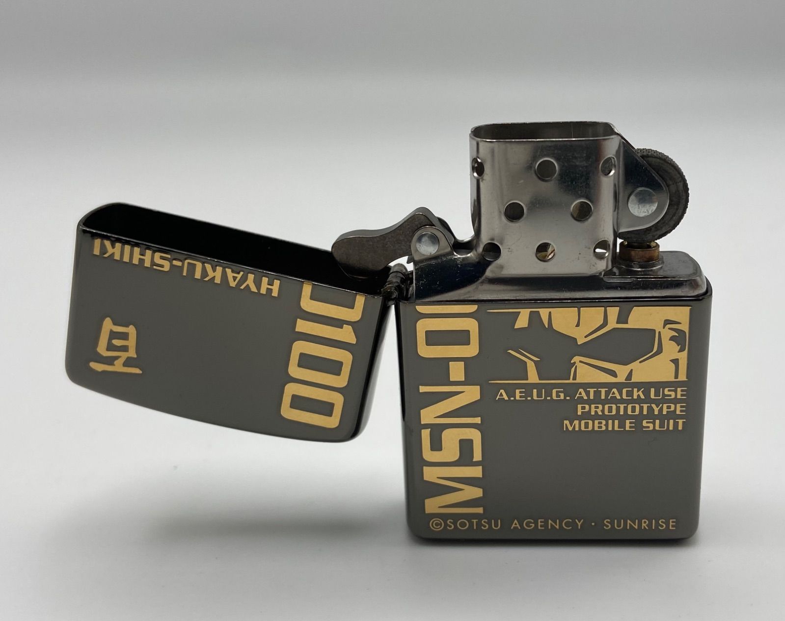 Zippo ジッポ 機動戦士ガンダム 百式ゴールドver. ジッポライター 初回