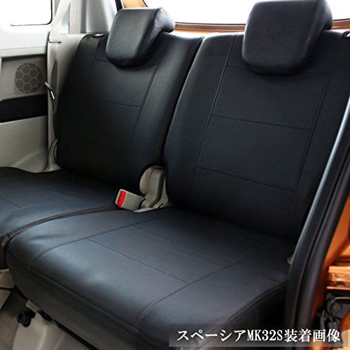 MK21S パレット シートカバー フェイクレザー ブラック BRIGHTFACE_UK