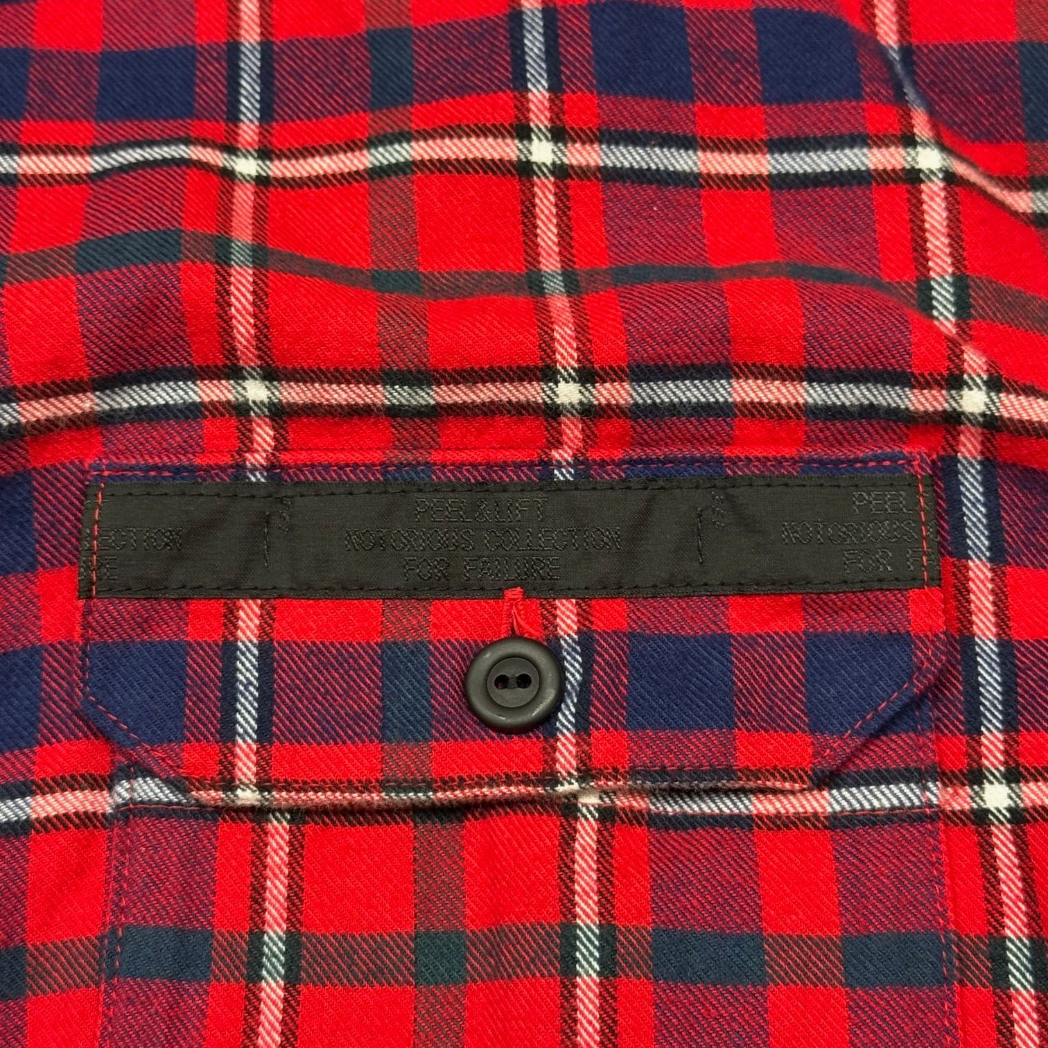 PEEL&LIFT 25SS tartan flannel wide shirt タータンチェック
