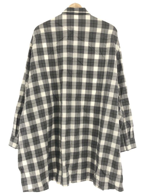 グラフペーパー　ウールチェックシャツ Wool check military shirt-ウールチェックミリタリーシャツ