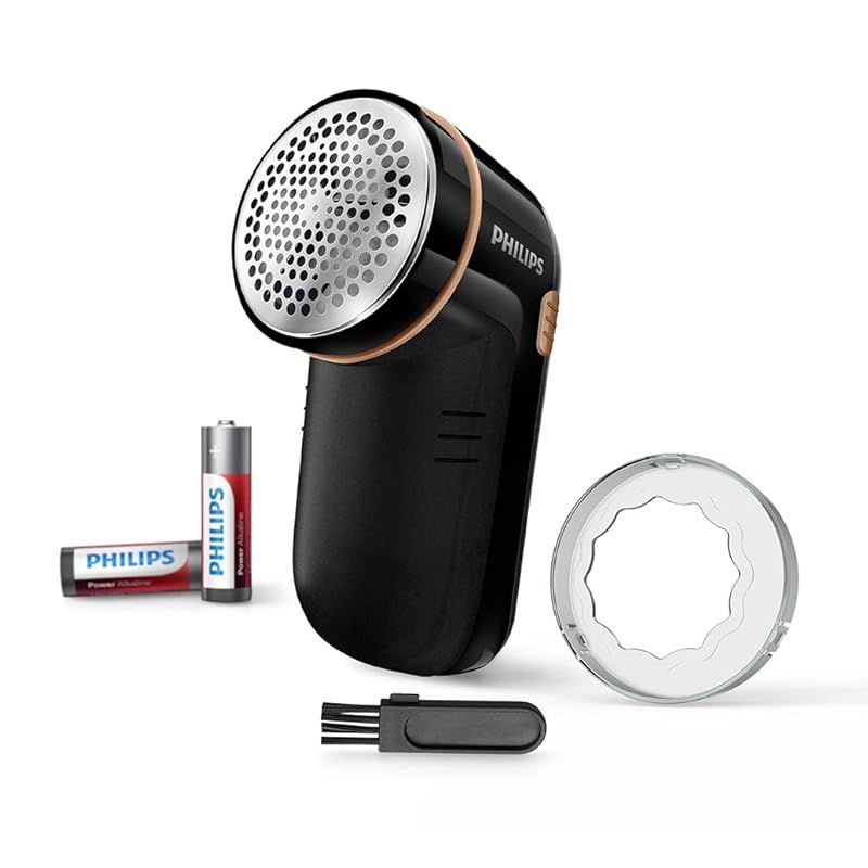 Philips 毛玉取り 電動 けだまとり 毛玉カット 毛玉クリーナー 3枚刃 コードレス 軽量 風合いガード GC026/80 ブラック 人気・おすすめ｜省スペース設計・旅行向けにおすすめ 公式 プライバシー配送 日本発送・保証書付き商品