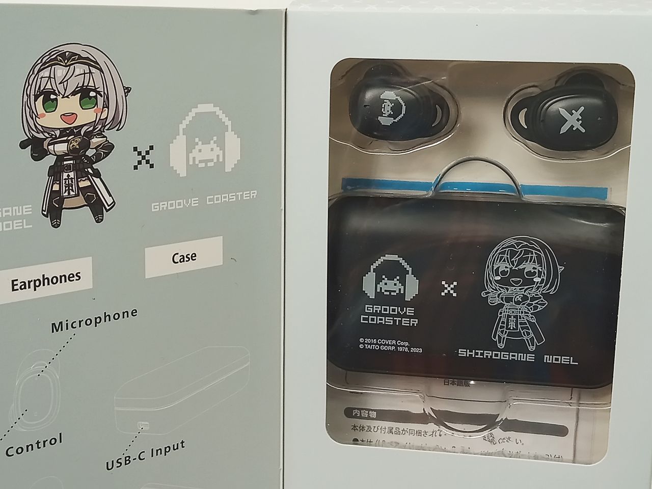 タイトー グルーヴコースター×白銀ノエル ワイヤレスイヤホン