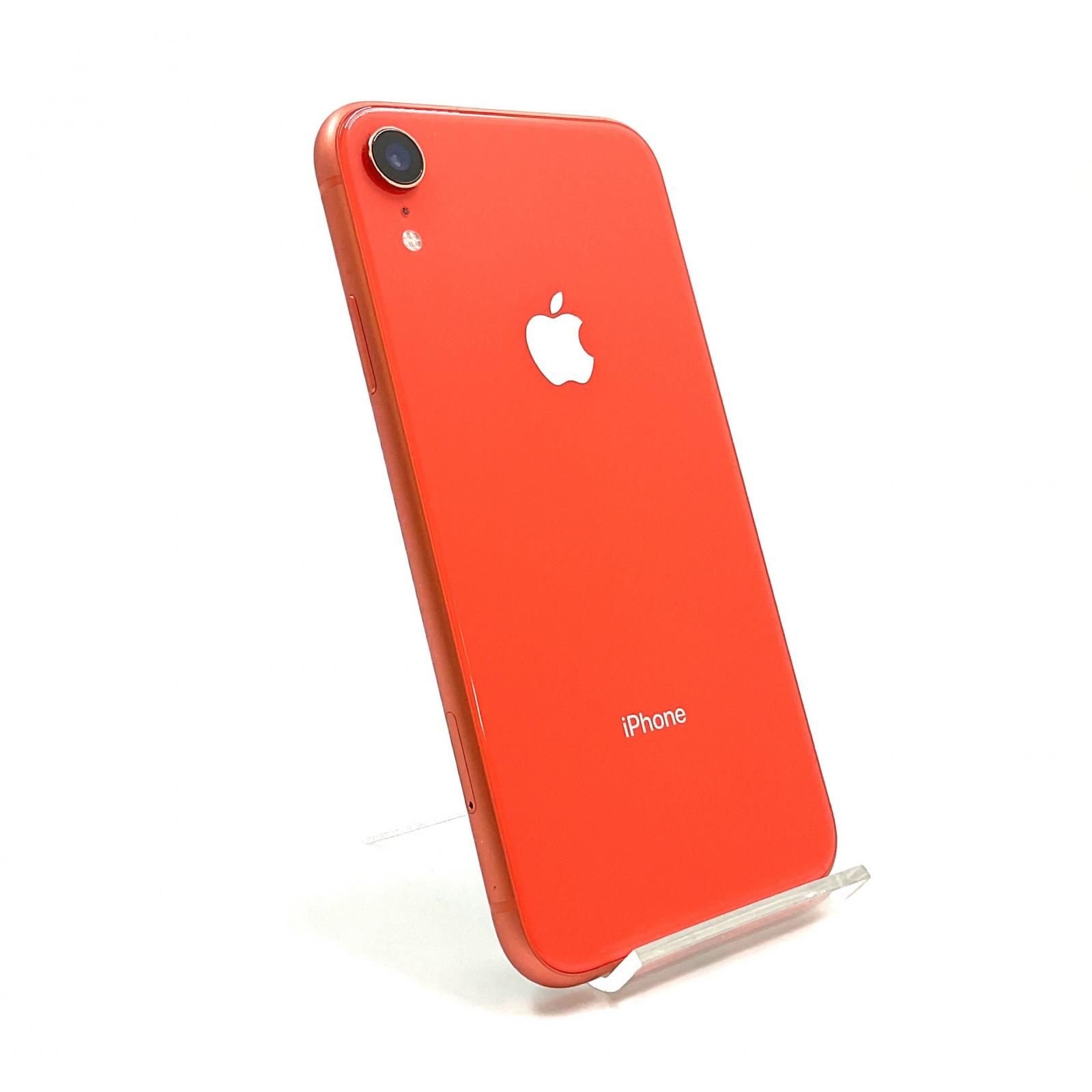 【中古美品】Apple iPhone XR コーラル 128GB Apple iPhone XR 128GB コーラル 【公式通販】