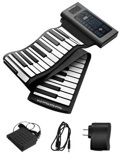 電子ピアノ楽器 88鍵折りたたみ式デジタル電子ピアノ多機能