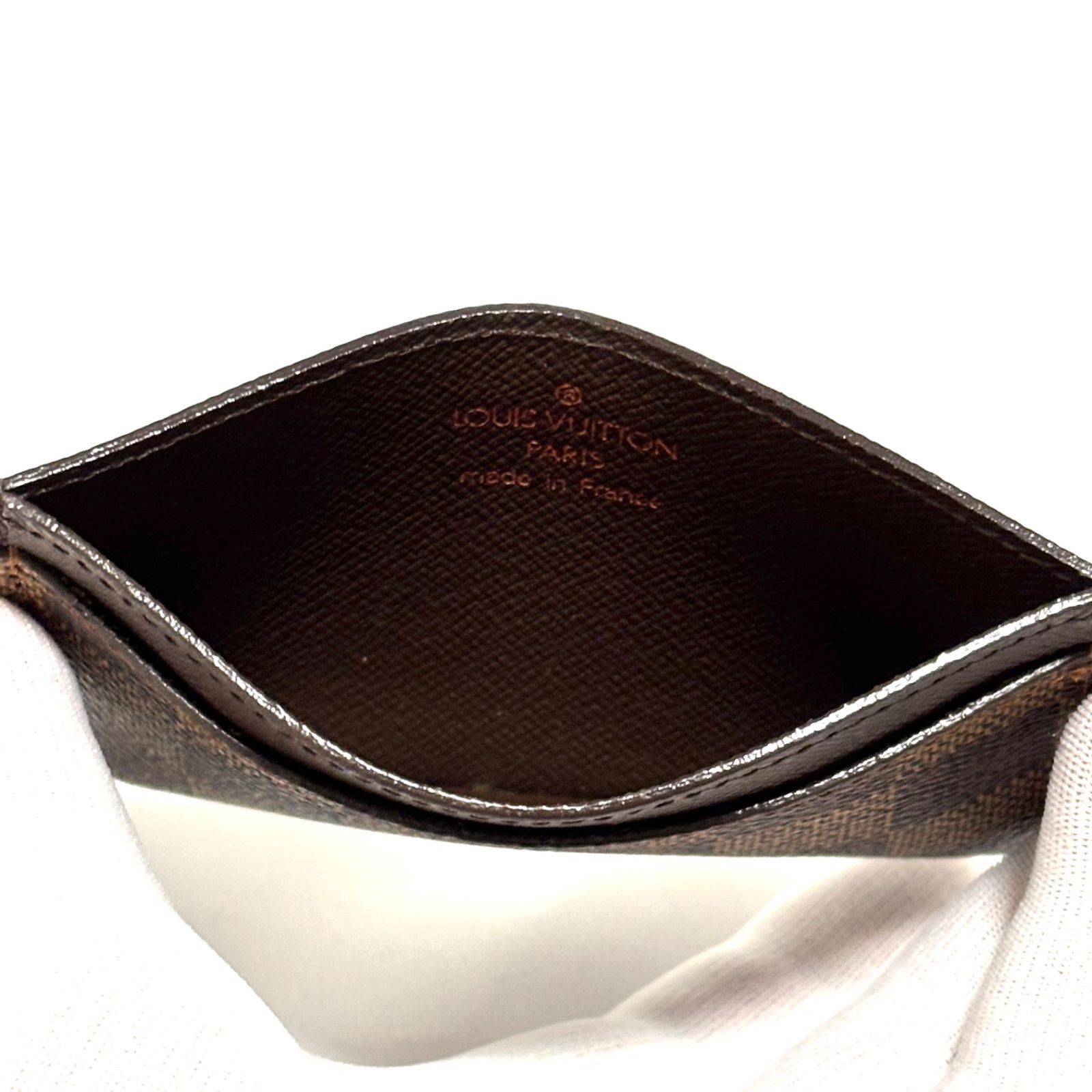 ルイ・ヴィトン ダミエ ポルトカルト サンプール 名刺入れ N61722