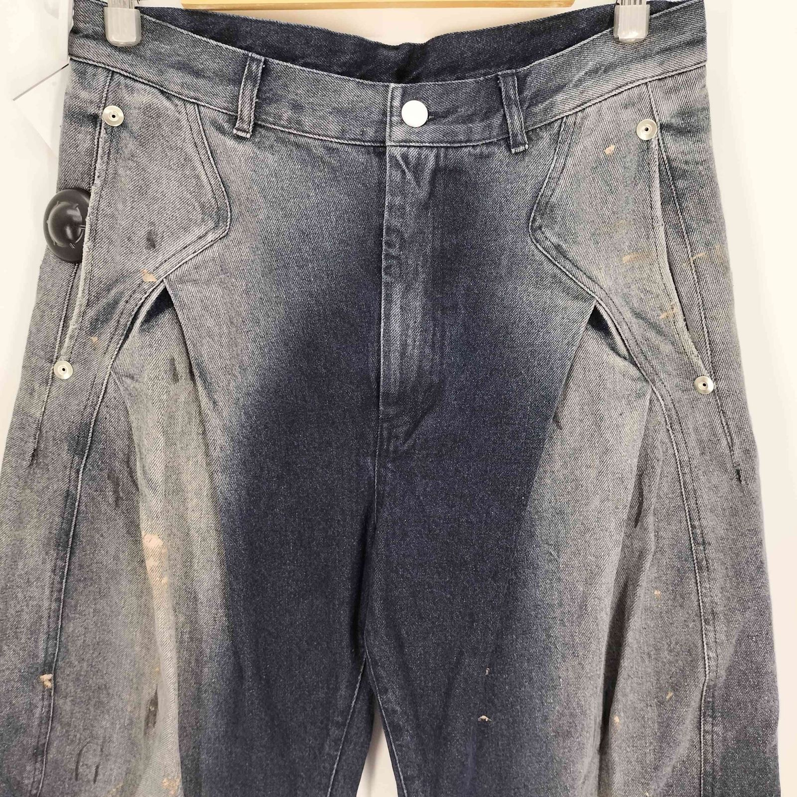 USED古着(ユーズドフルギ) {{CONZ}} 24AW カーブ デニム パンツ メンズ JPN：2 【中古】【ブランド古着バズストア】 ユーズドフルギ USED古着 CONZ ダーク ウォッシュ カーブ デニム