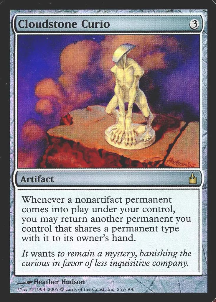 中古】マジックザギャザリング 257/306[R]：【RAV】【FOIL】Cloudstone