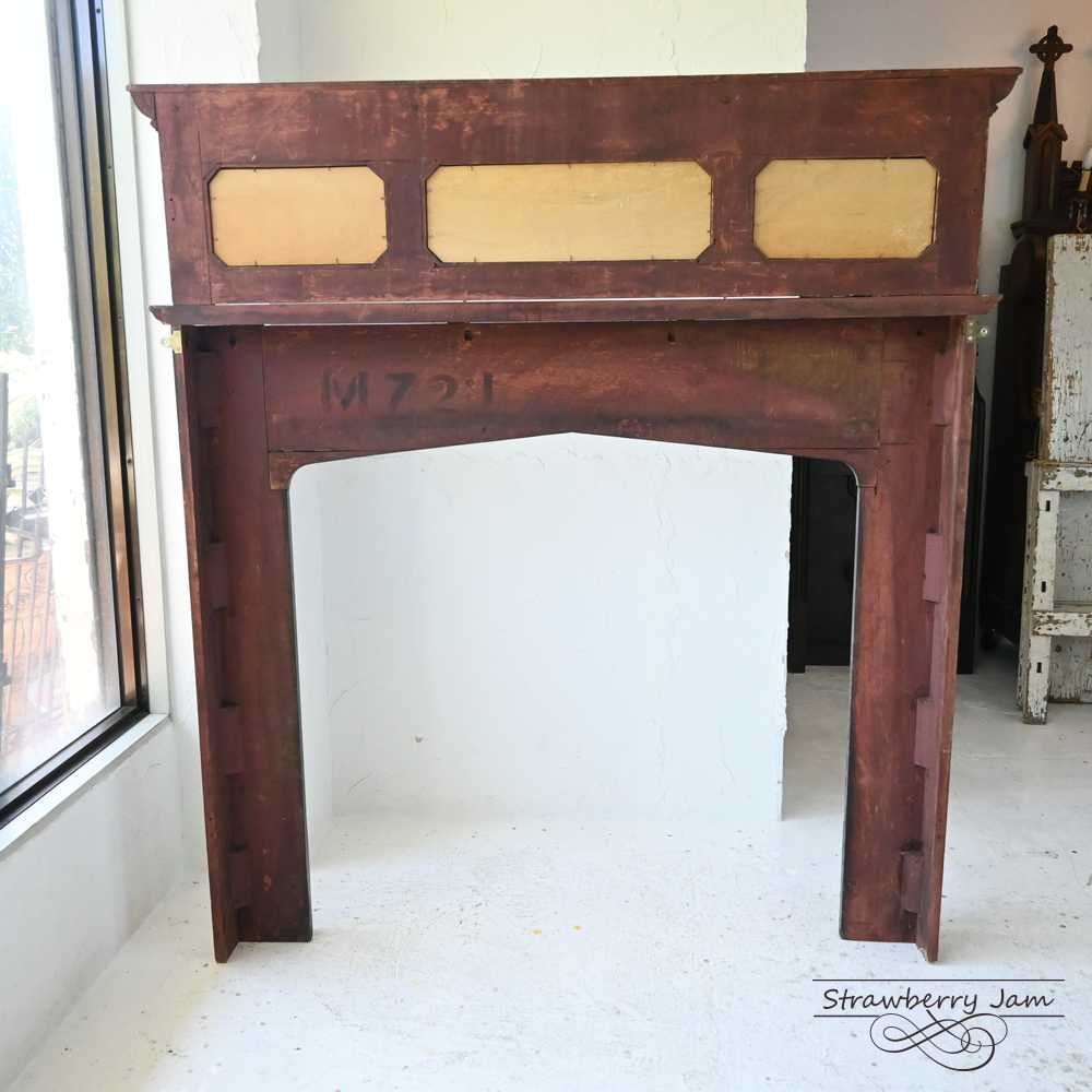 IFU-365 英国アンティーク マントルピース 装飾 壁掛け ミラー