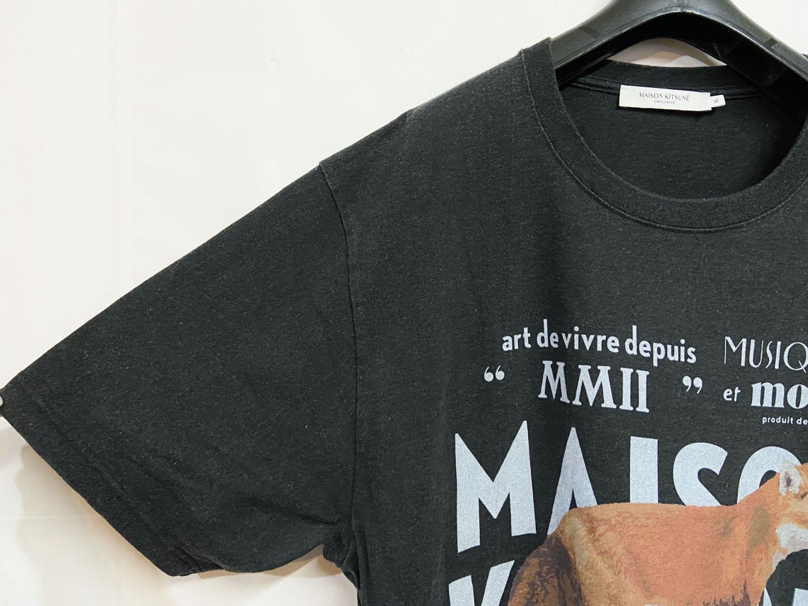 【国内発送★MAISON KITSUNE】ジャパンエクスクルーシブLSシャツ 国内発送☆MAISON KITSUNE】ジャパンエクスクルーシブLSシャツ T