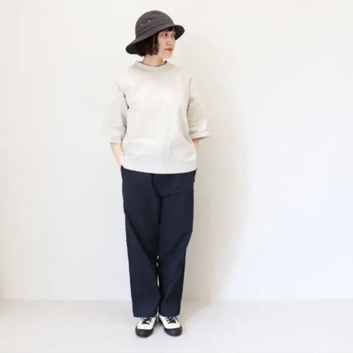 24SS】マーガレットハウエル WASHUED DRY COTTON POPLINシャツ