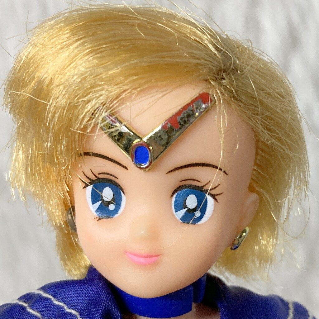セーラーウラヌス 人形 セーラームーン セーラーチーム 制服 ドール 当時品