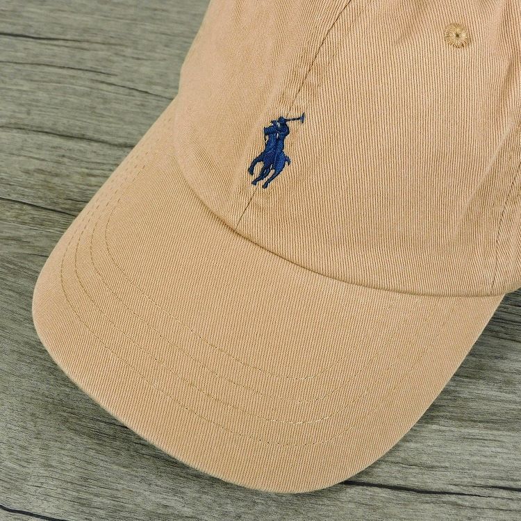 ポロラルフローレン　キャップ　新品　ベージュxマルチカラーロゴ ポロラルフローレン キャップ ベージュxマルチカラー 新品